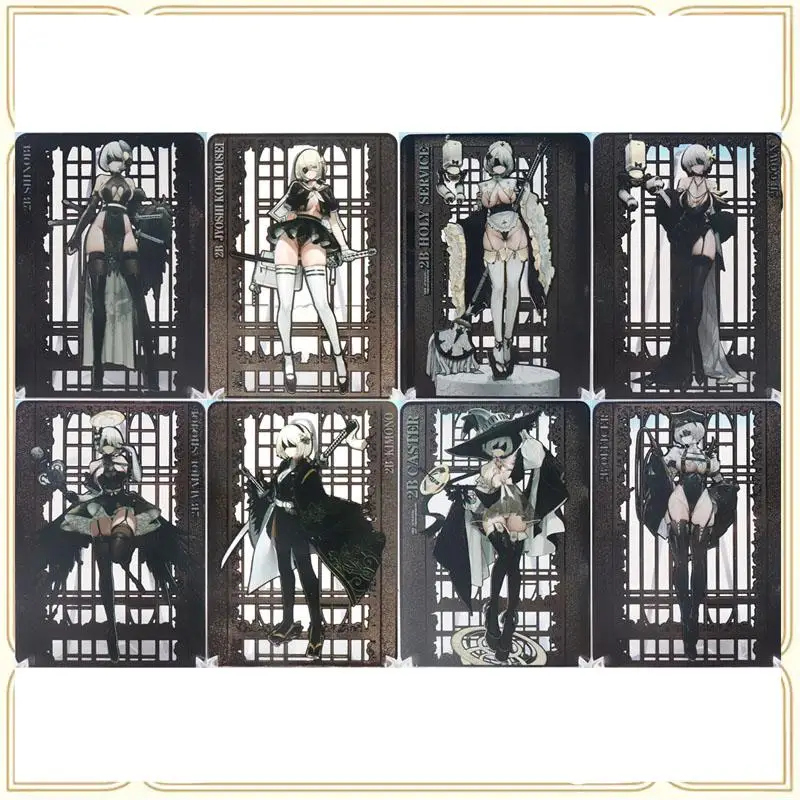 

Anime Goddess Story DIY ACG Sexy Glitter Card YoRHa No2 Type B Scathach Toys For Boys Collection Christmas Birthday Present