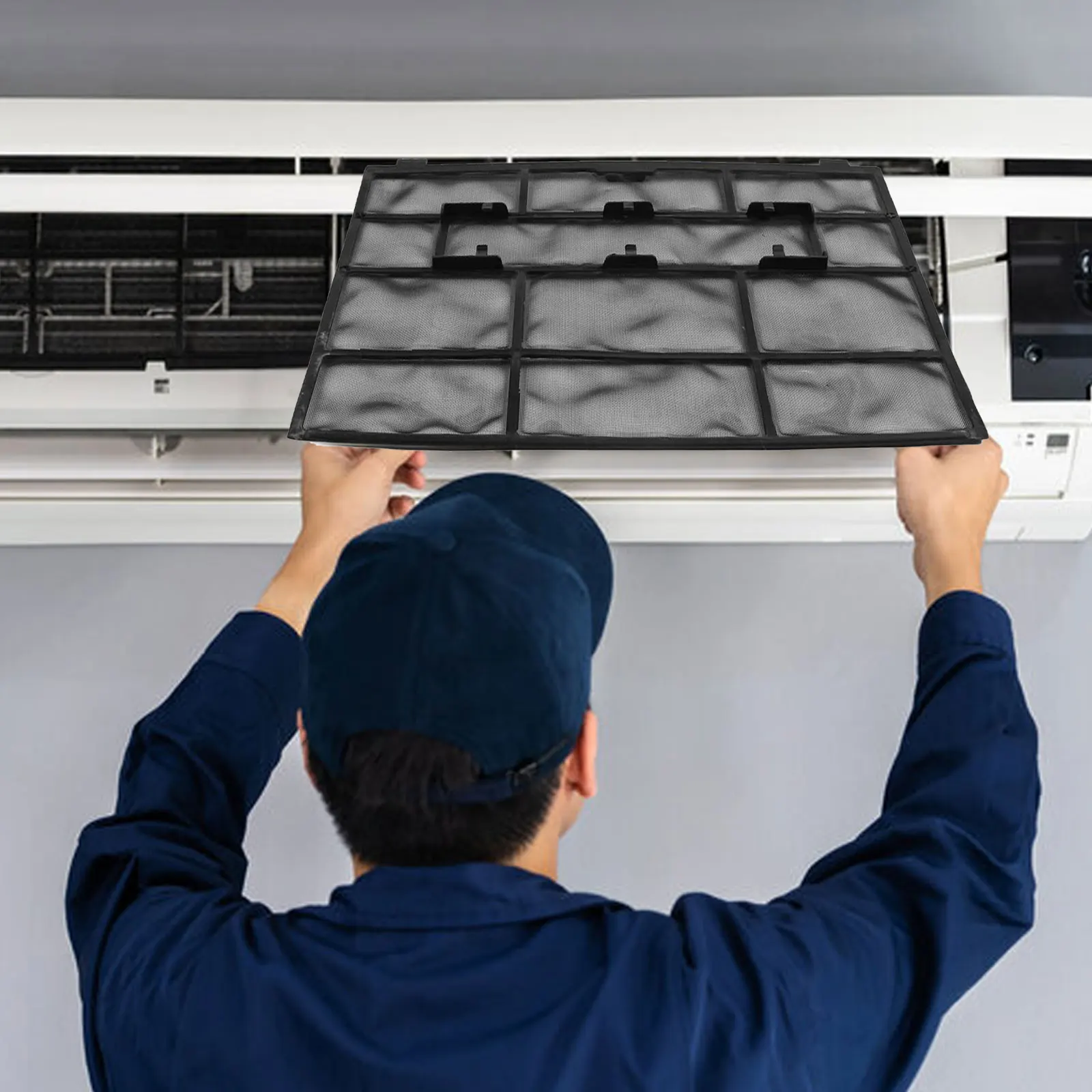 Air Conditioning Filter Grill for Indoor Hanging Unit Systems Construction for Long-Lasting Use in Home Environments