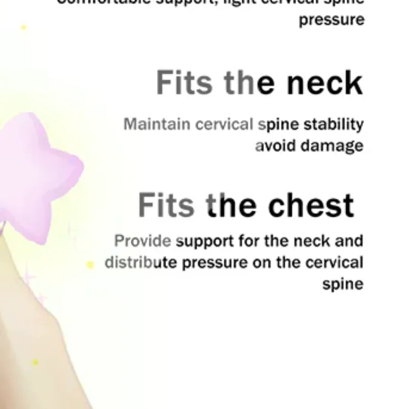 Universal 3-Stage Soft Cervical Collar Anti-Snoring Neck Brace Neck Pain Relief And Shoulder 3D Neck Support For Office Home
