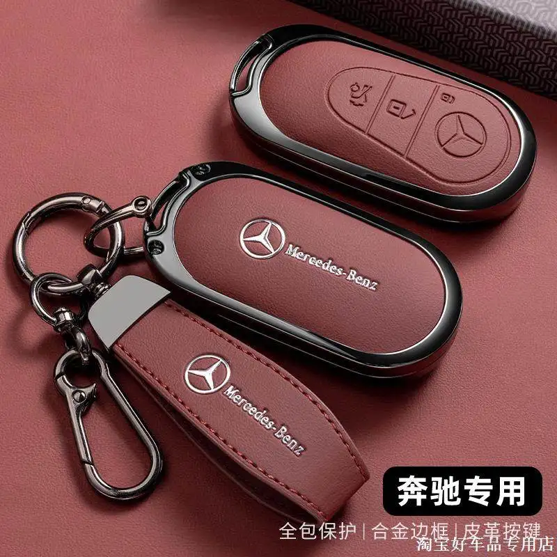 For Mercedes Benz C S Class W223 W206 S260L S350L S400L S450L S500L for Maybach S480 S580 2020 2021 2022 Car Key Case Cover