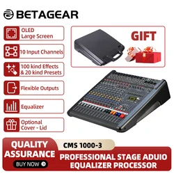 Betagear Audio Mixer CMS1000-3 Original Logo Consola Digital Dj Table Mixing Desk Professional Stage Aduio Equalizer Processor