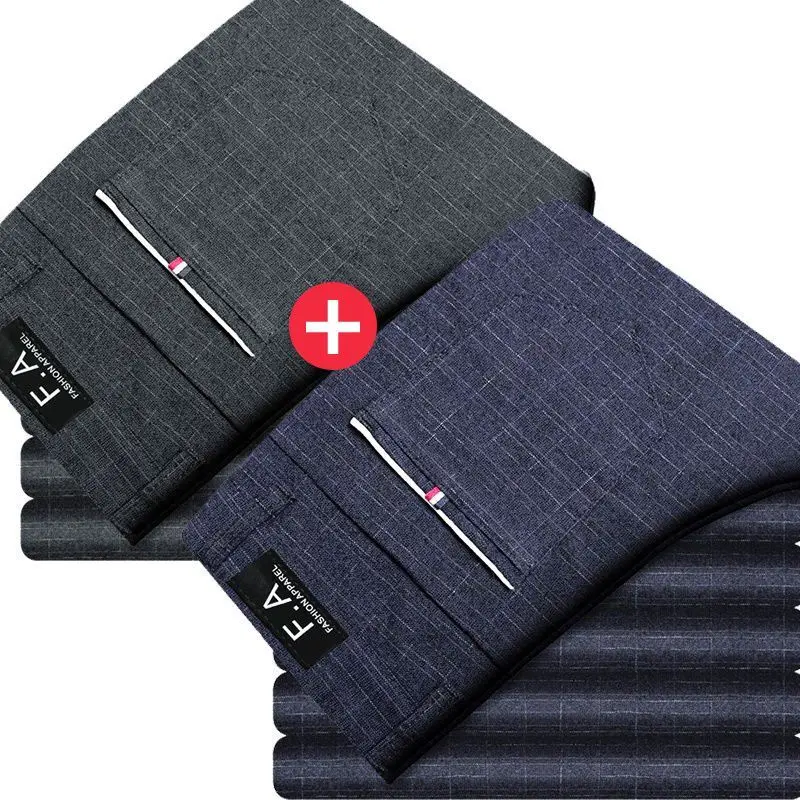 Invisible Open-crotch Pants Autumn New Slim-fitting Long Pants Men's Casual Pants New Business Trousers Dating Sex Free