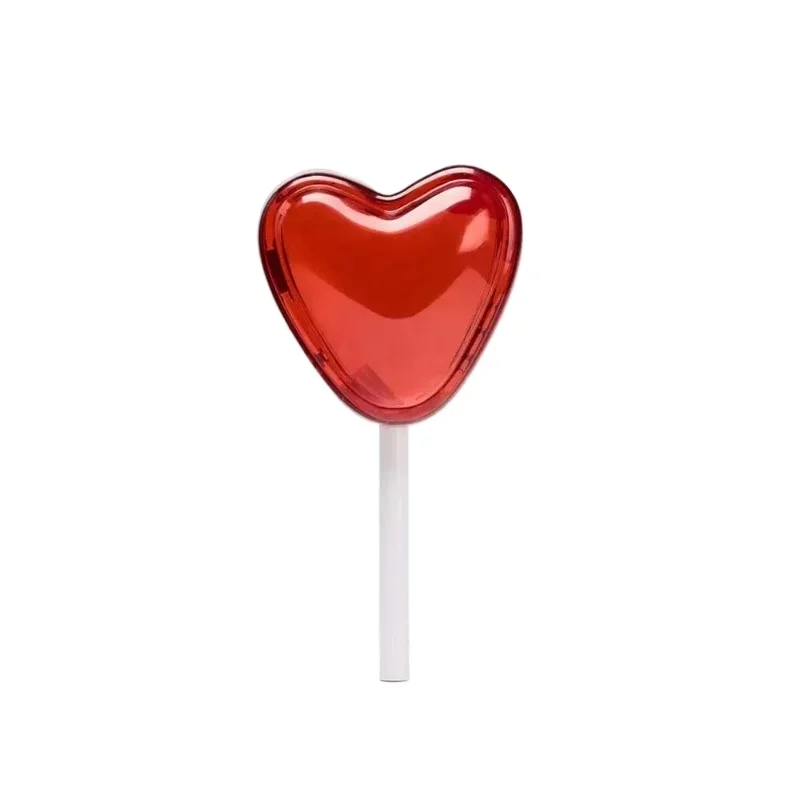 Heart-shaped Lollipop Acrylic Evening Bag Fashionable Clutch Purse for Women Party Unique Prom Party Valentine's Day Gift