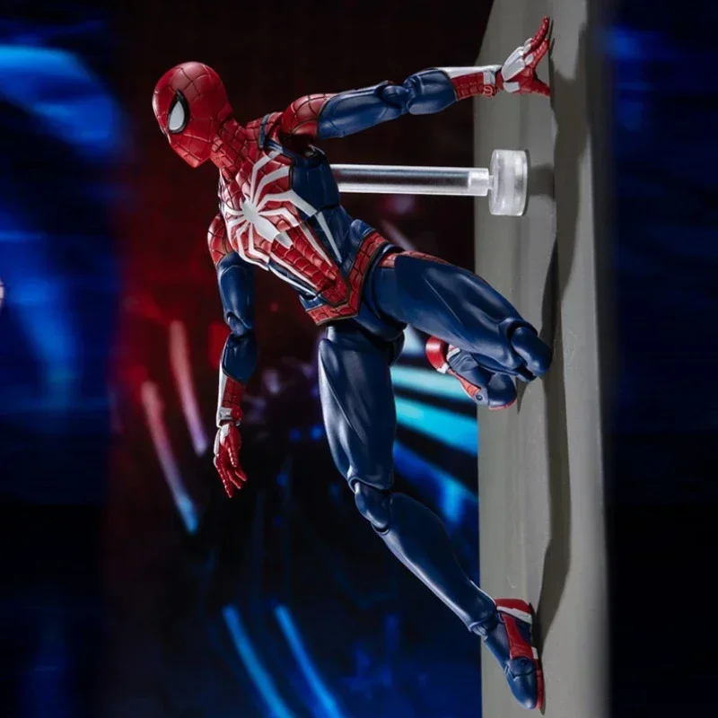 ในสต็อก Figuarts Marvel's Spider Man PS4 เกมรุ่น Peter Parker Marvel Legend อะนิเมะ Action Figure ของเล่นคอลเลกชันของขวัญ