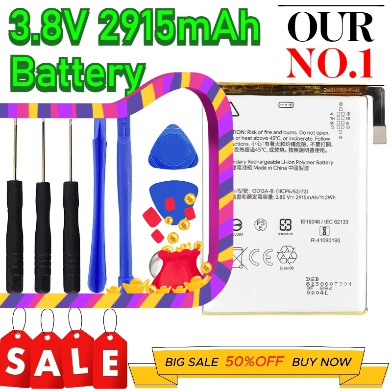 

3.8V 2915mAh Battery for Google Pixel 3 Mobile Phone High-capacity Battery G013A - B Mobile Phone