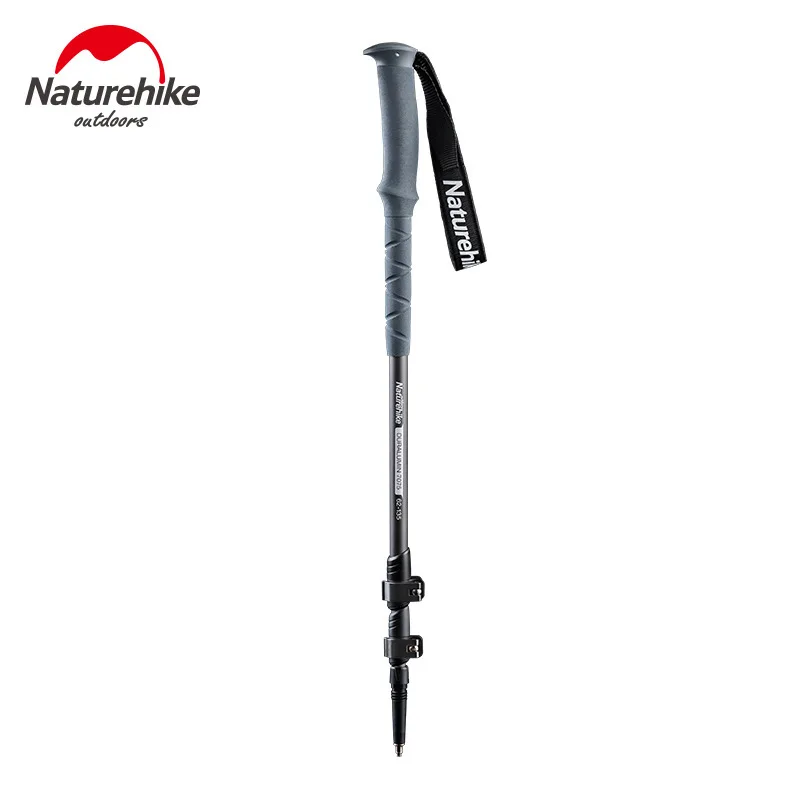 Imagem -02 - Naturehike-aluminum Alloy Trekking Pole Bengala ao ar Livre 3-seção Telescópica Folding Caminhadas Escalada Outer Lock 7075