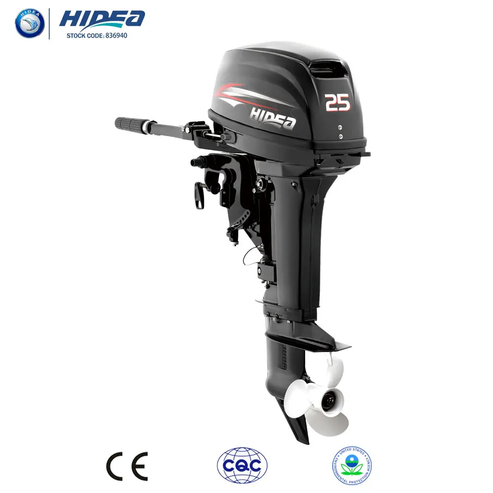 

Hidea 2 Stroke 25hp Outboard Motor/outboard Engine/boat Engine Made In China Rear Control Short Shaft