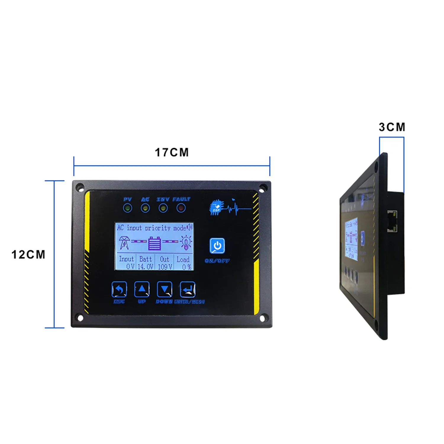 YYHC-Off grid RV power frequency inverter remote control panel