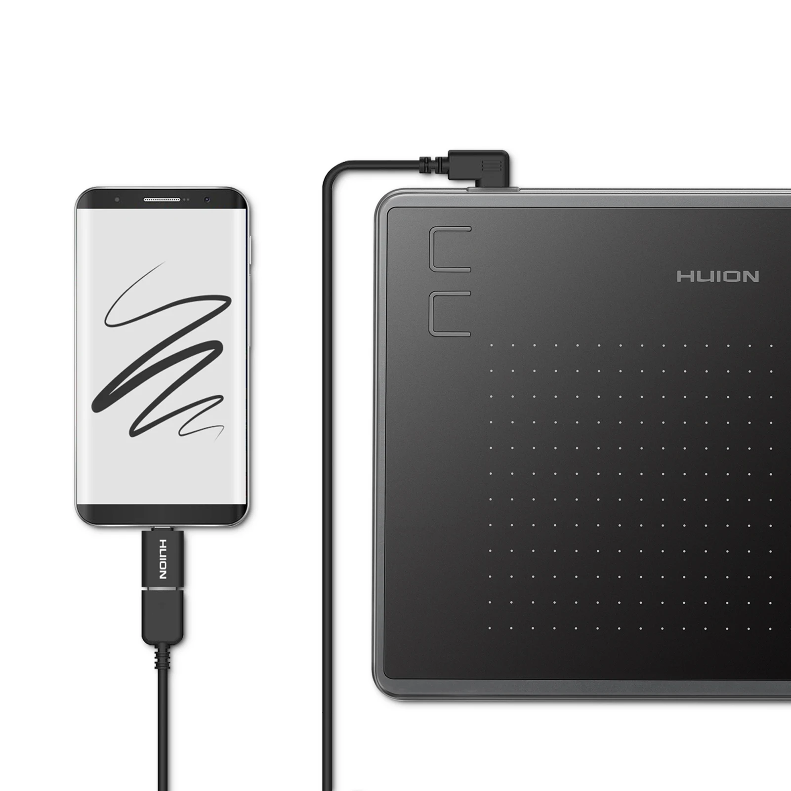 Huion H430P 4.8*3 Inches Digital T-ablet Handwriting Graphic Drawing Signature Board Writing Kit 4096 Levels Pressure 5080lpi