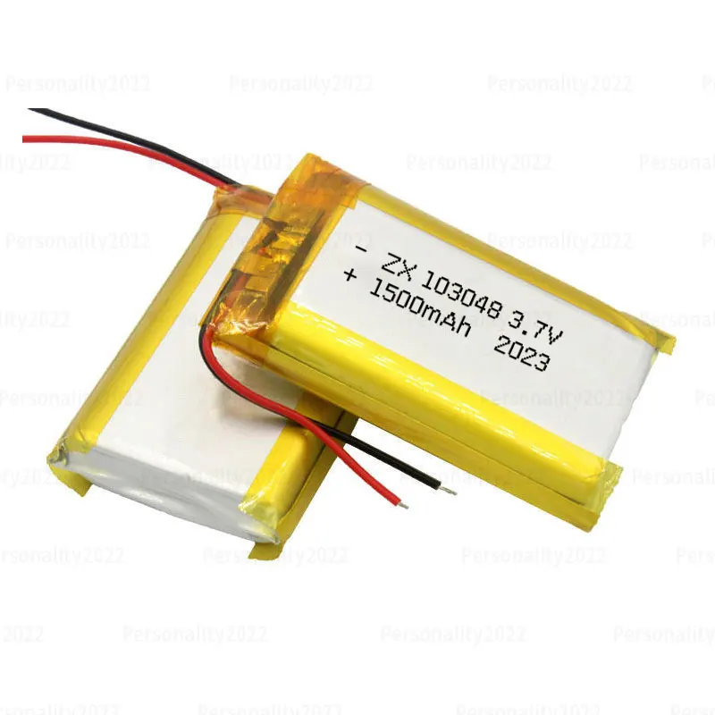 3.7V103048 Lipo 1500mAh bateria litowo-polimerowa akumulatory do masażu nawilżacz pozycjoner DVD Led Light Cell