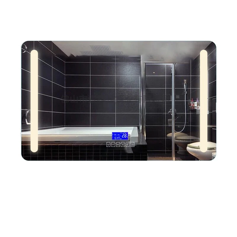 

Smart bathroom mirror led light mirror luminous bluetooth music induction bathroom anti-fog