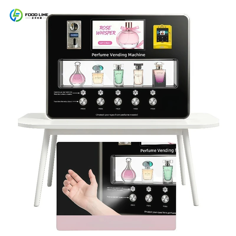 FL 2026 Wall Perfume Vending Machine LCD Touch Automatic Fragrance Disp Cashless Pay Scent Spray for Hotel Airport Cruise Ship