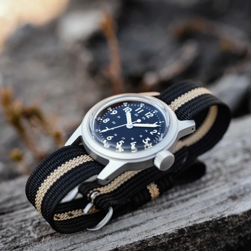 RDUNAE 2025 nuevo reloj de cuarzo militar Vintage para hombres RA06 Miyota Super 2035 K1 reloj impermeable de acero inoxidable de vidrio Mineral