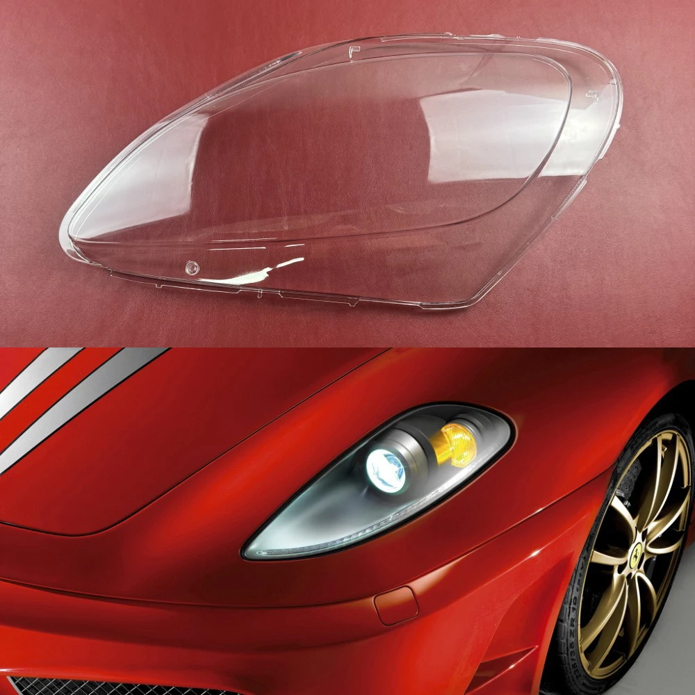 Koplampkap voor Ferrari F430 Auto, voorste koplampbehuizing, lampkap, lampkapjes, koplampbehuizing