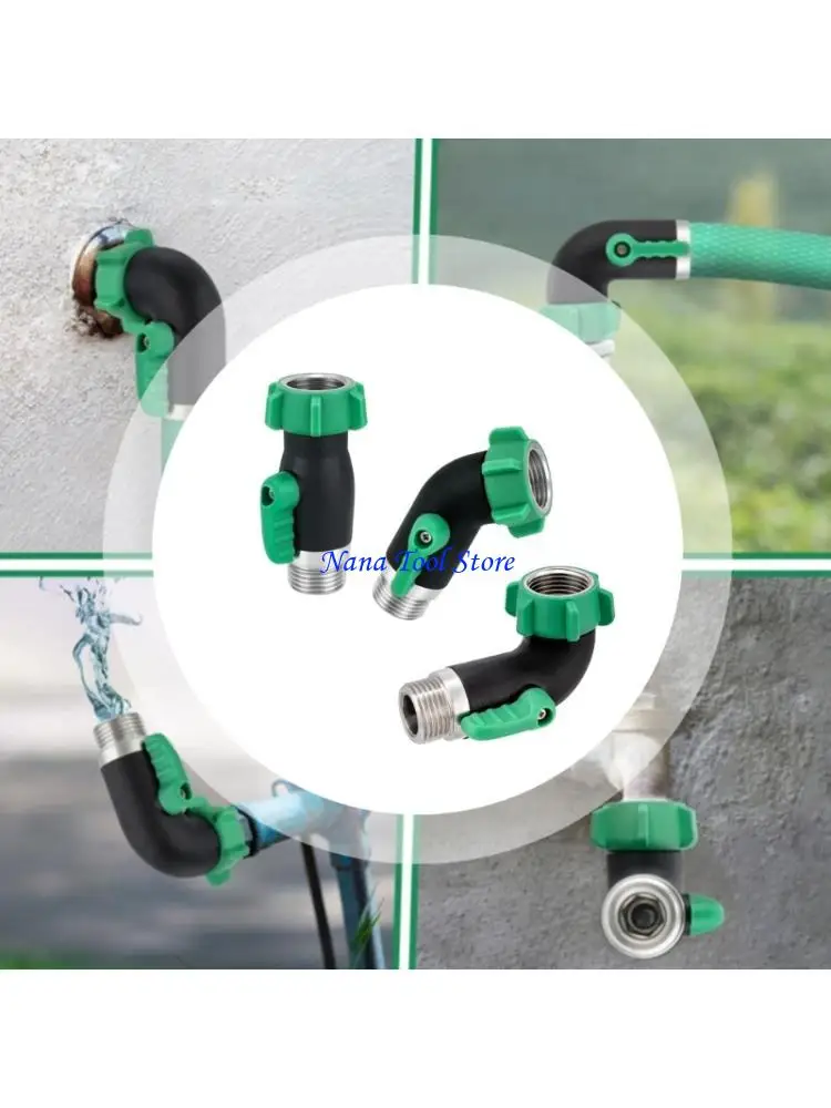 

31GJ Garden Hose Shut Off Valves Stainless Steel Water Pipe Stop Valves Straight Connector for Plumbing And Industrial Systems