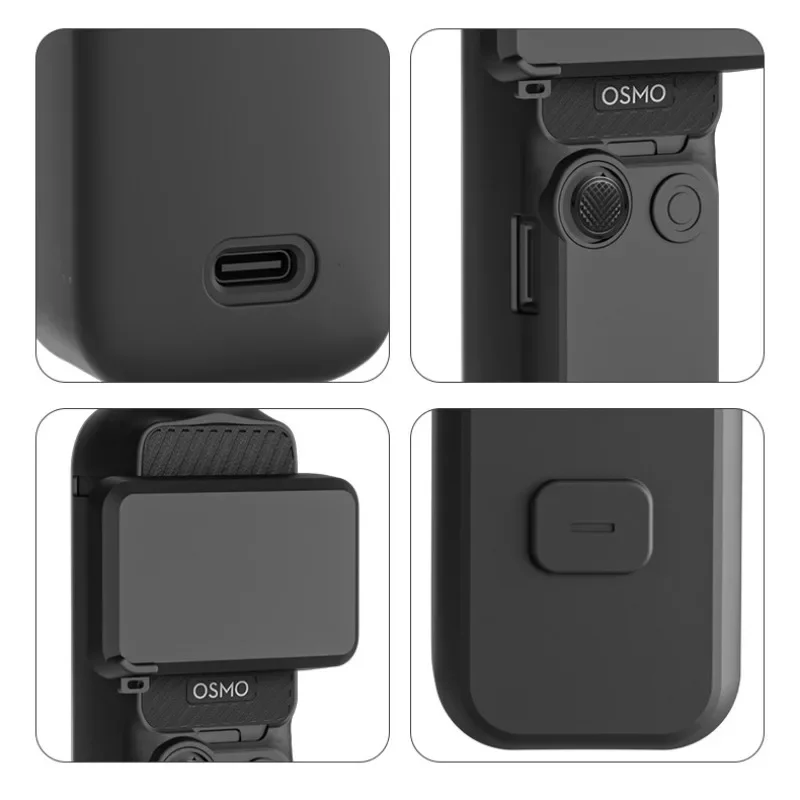 Силиконовый чехол для ручной камеры DJI Osmo Pocket 3, мягкий защитный чехол с защитой от царапин для камеры Osmo Pocket 3