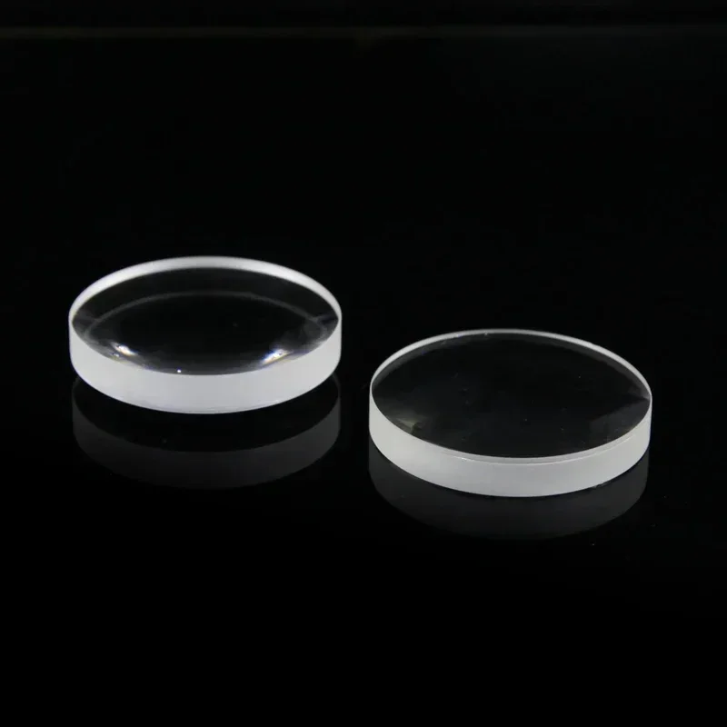 

High-Precision Quartz Material Pure White Glass Focusing Condenser 12.7mm Plano-Convex Lens Brackets