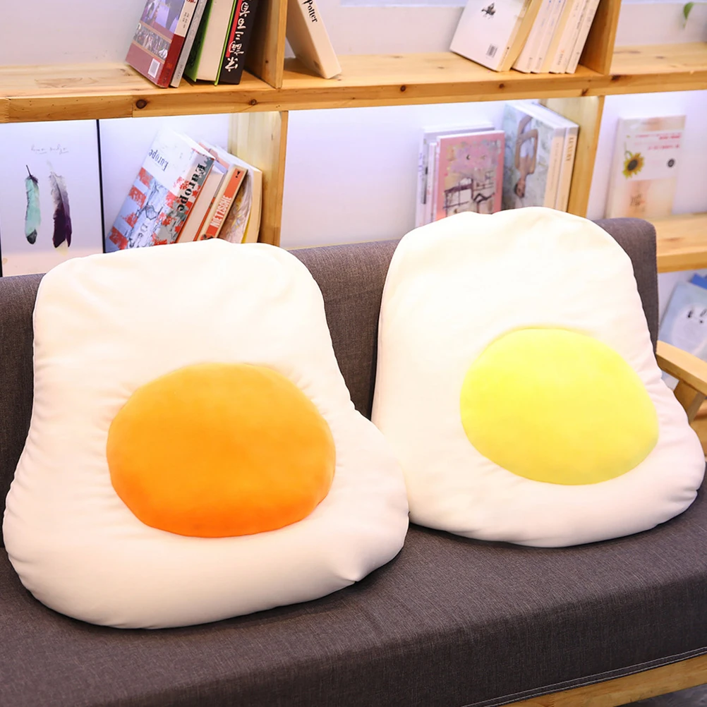 

Подушка с яйцом-пашот, декоративные украшения для дивана, милая подушка для дома, офиса, отеля, уникальный атмосферный подарок, друзья семьи