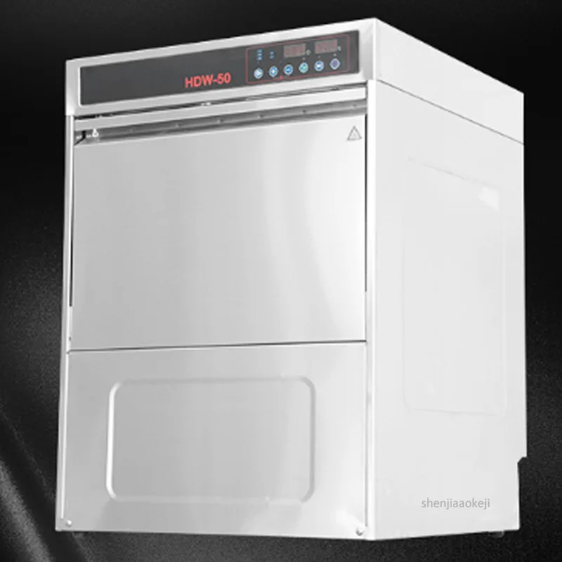 غسالة صحون تجارية ذكية آلة غسل أطباق أوتوماتيكية HDW-50 غسّالة أطباق للفنادق/المطاعم/المقصف hc-.230v/380v