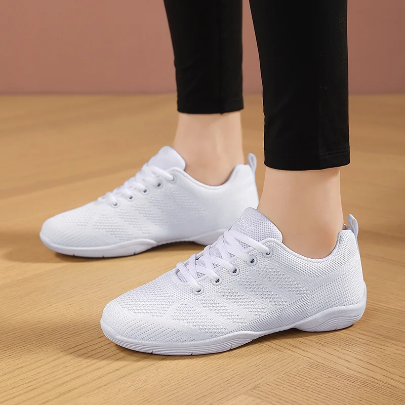 

Women Sneakers Competitive Aerobics Shoes Soft Bottom Fitness Sports Children Shoes Jazz Modern Square Dance Shoes Size 27-45