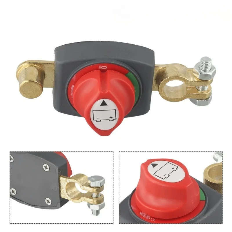 Universal DC Battery Shut Off Switch 12V to 48V Quick Install Battery Switch for Car Truck Marine Battery Management System