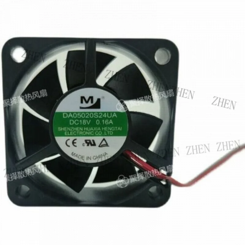 

Y 1 шт. Новый DA05020S24UA DC18V 0.16A 5020 5CM 2-проводной вентилятор охлаждения