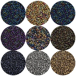 Apx 2800pcs 2.5mm Deep Color Czech Glass Beads Charms Seed Beads Kralen Glass Spacer Beads for Jewelry DIY Making Bracelet