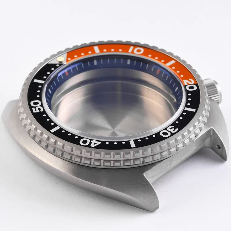 HEIMDALLR Watch Modify Parts 45mm Titanium Turtle King Diver Watch Case Sapphire Ceramic Bezel 20Bar Waterproof NH35/36 Movement