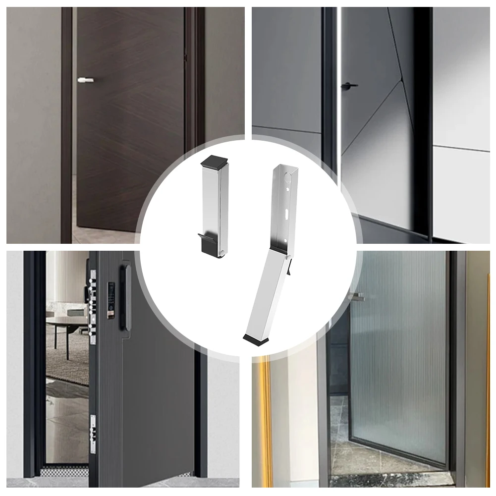

Door Stopper Metal Gate Blocker Door Stop Holder Easy Pedal Kick Down Door Holder for Home Office