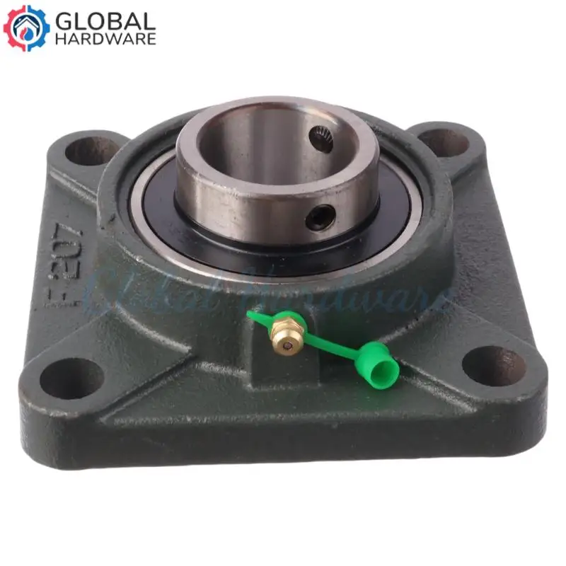 

UCF207 flange seat bearing 35mm aperture cast iron bearing unit fixing screw lock