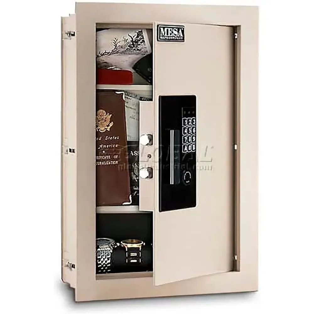 Eco-Friendly Wall Safe, Cream Color