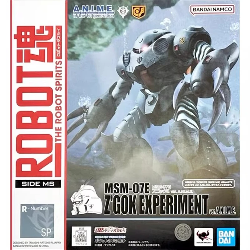 

Genuine Bandai ROBOT SPIRTS MSM-07E Z'GOK EXPERIMENT Anime Action Figures Model Figure Collectible Gift for Toys Hobbies Kids