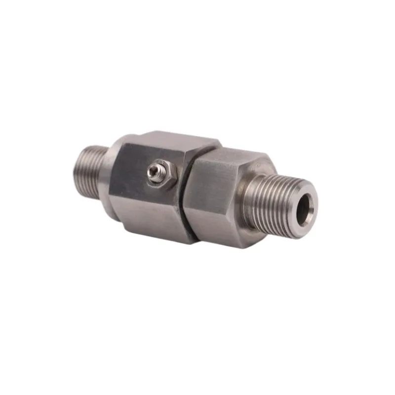 For High Pressure Through Rotary Joint 304 Stainless Steel YouTube Adapter 360 Degrees