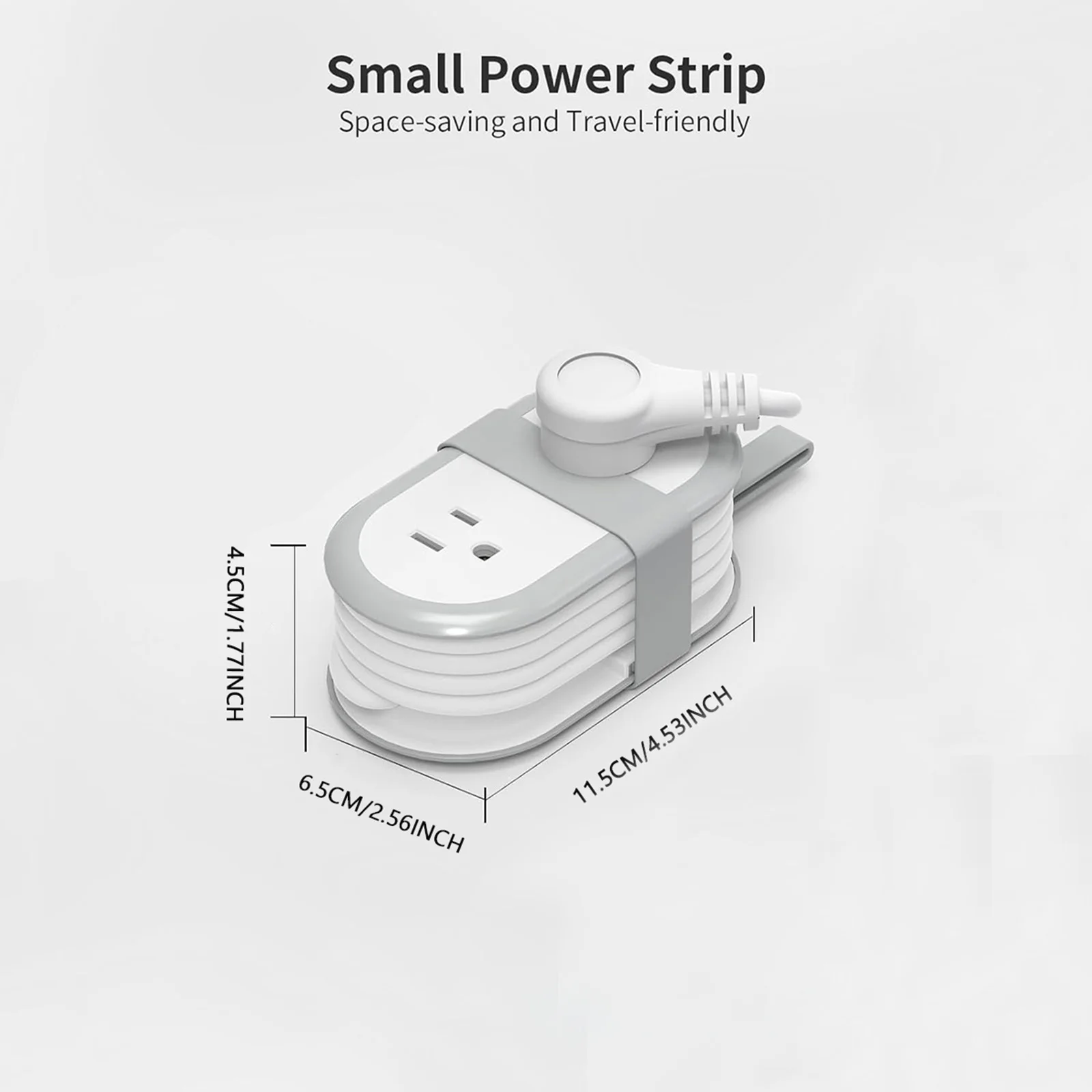 Power Strip Network Filter Multi Socket 2 Outlets 3USB Ports Fast Charging 4.2Ft Extension Cord Surge Protection For Home Office