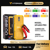 GOOLOO 4000A Start Power Bank 26800mAh Jump Starter Car Booster External Battery 12V Starting Device for Petrol Diesel Powerbank