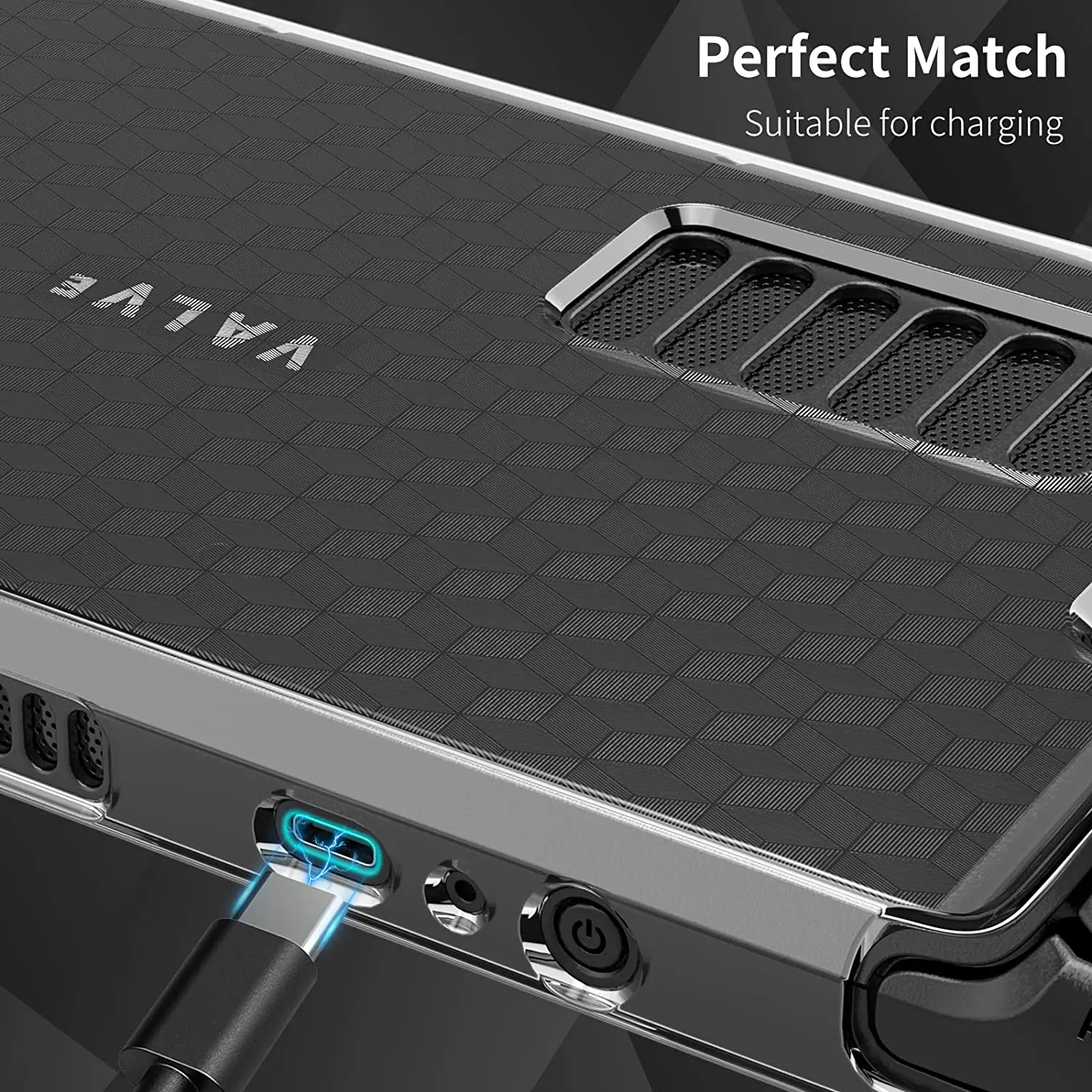 Heystop steam deck caso, caso padrão de diamante, compatível com plataforma de vapor 2022, à prova de choque, antiderrapante, Anti-B0ump