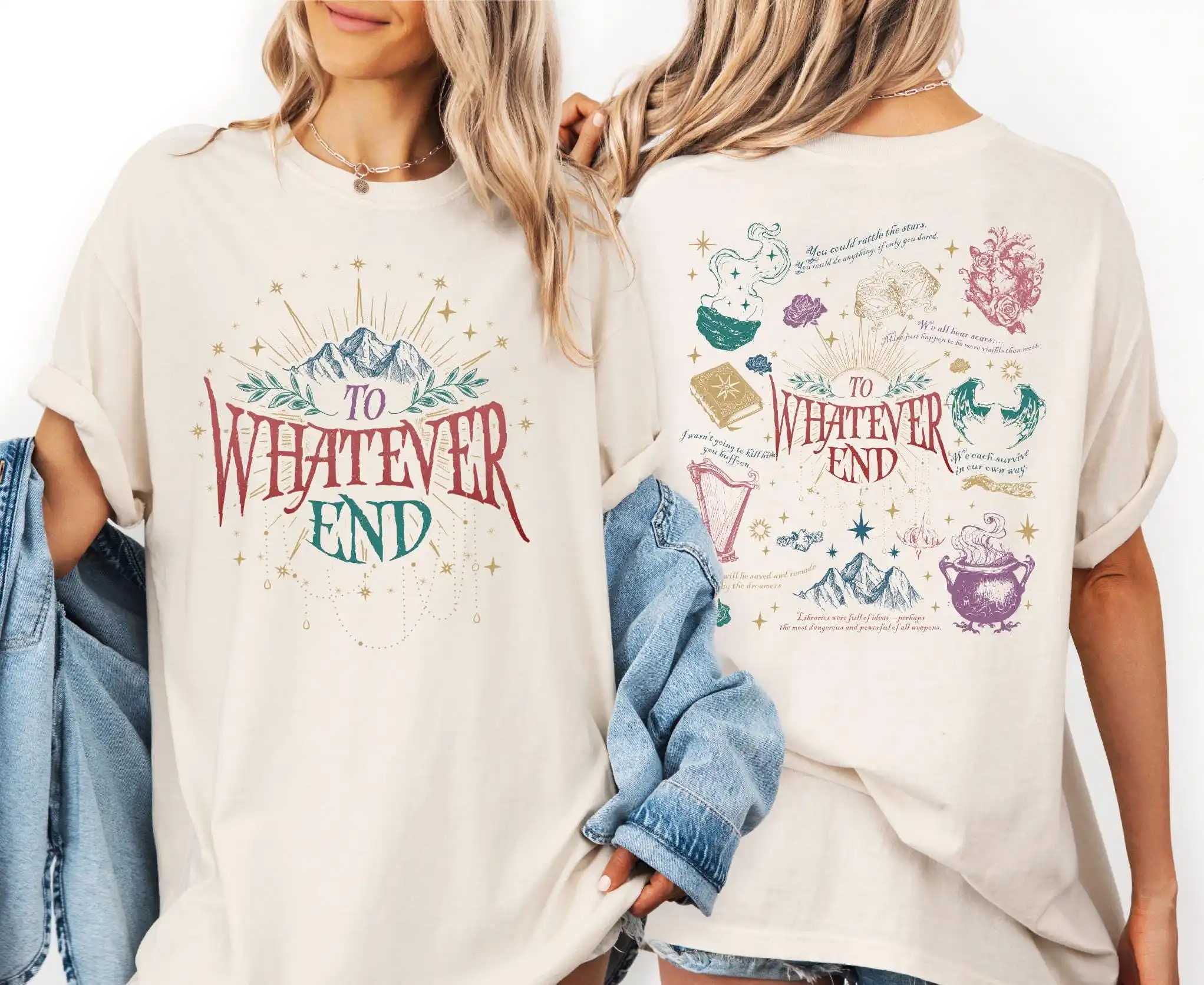 To Whatever End Shirt, Fireheart Tee,  Sarah J Maas Gift, Aelin Galathynius T-shirts