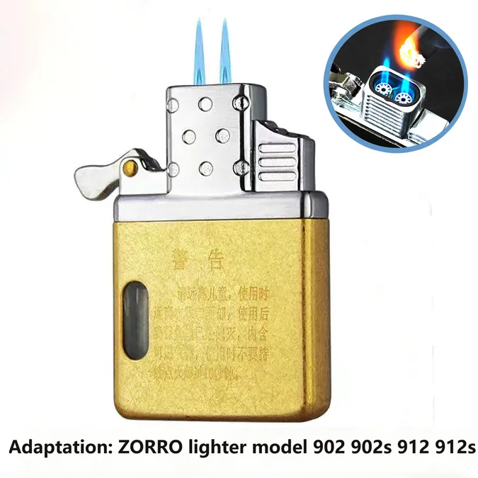 2026 Zorro brander & gas insert voor 902 902s 912 912s winddichte olietank 8 winddichte gaten upgrade scherpe vuurwiel insert