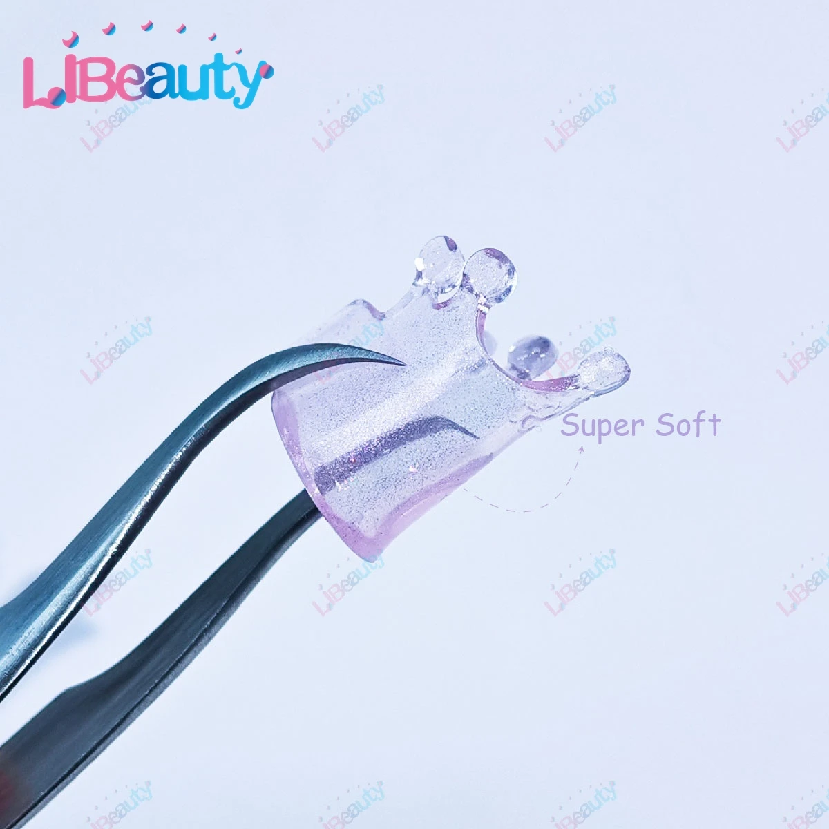 Libeauty 2 Pary Silikonowych Podkładek do Trwałej na Rzęsy z Efektem L Curl, Samoprzylepne Wałeczki do Rzęs, Osłonki do Liftingu, Akcesoria do Podkręcania Rzęs 3D, Narzędzie do Makijażu