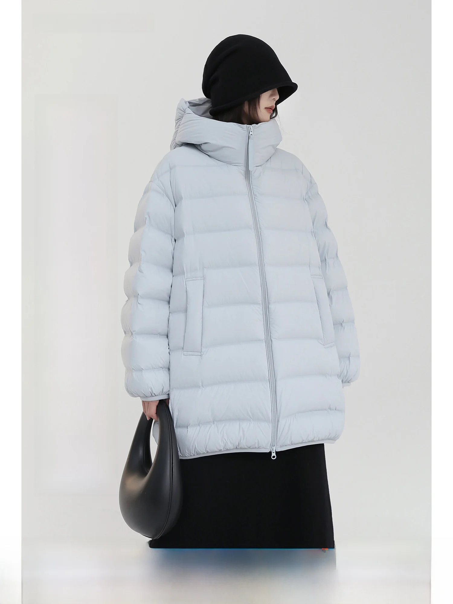 

COTHURNUS Зимняя новая женская куртка-пуховик National Stand 90 из белого пуха, теплая, утолщенная, с длинными рукавами, на молнии