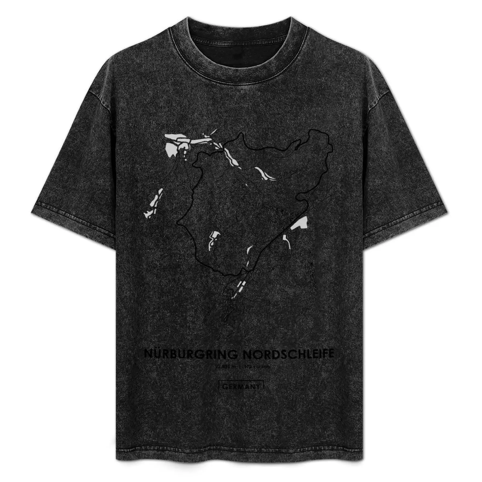 

Nürburgring Nordschleife - Germany Track Map T-Shirt Mechanic Work Tee Shirt