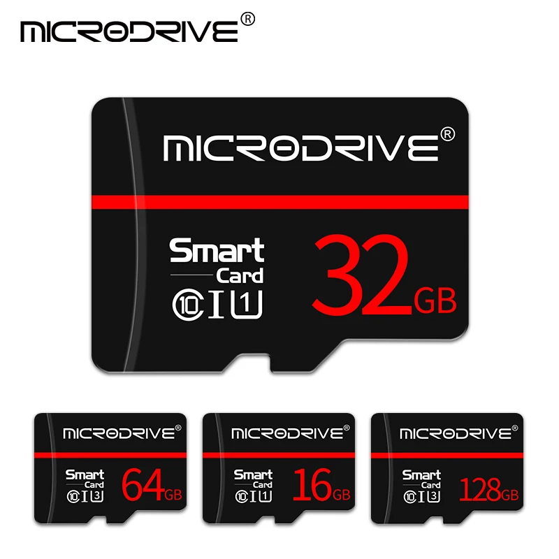 Micro TF/SD Card 256GB 128GB 64GB 32GB 16GB 8GB Memory Card A1 Class 10 UHS-1 TF Flash Card for Samrtphone/PC