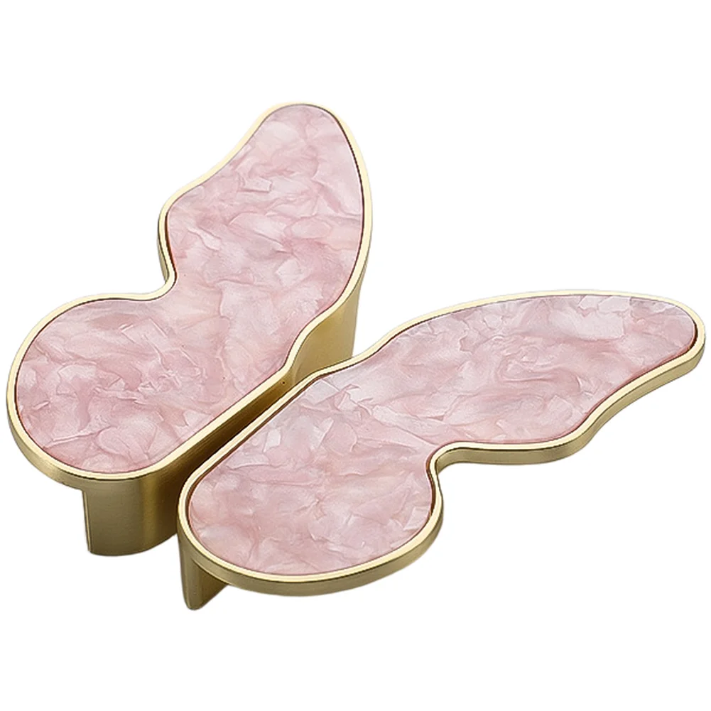 1Pair Butterfly Shape Cabinet Knobs Zinc Alloy Drawer Kitchen Cabinets Dresser Cupboard Wardrobe Pulls Handles Cabinet Hardware
