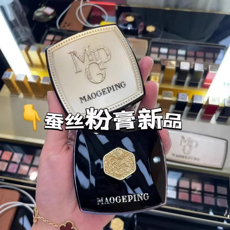 Original Genuine Maogeping Silk Powder Cream Light Sense Skin Beauty Concealer Foundation Luxury Makeup Rare-Beauty Cosmetic