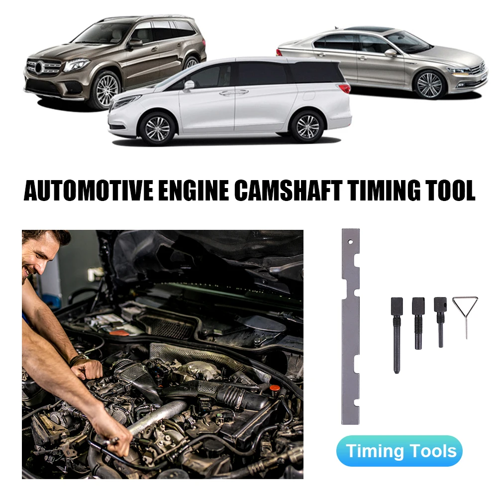 5個入り合金鋼製オートカムシャフト固定ツール、フォード・クーガー（1998-2001）、マツダ3 BK BL用カムシャフトタイミング固定セット