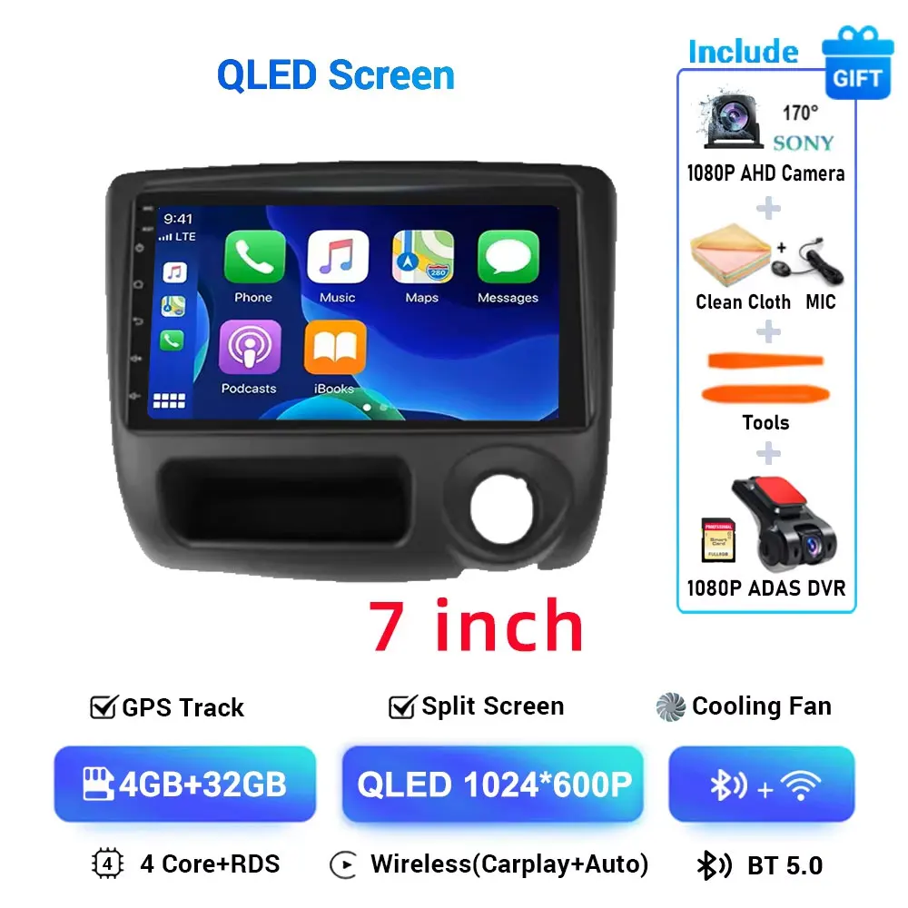 7 Inch Android 15 Autoradio Voor Toyota Vitz XP10 Yaris Platz Echo 1999-2005 Stereo Auto Carplay Autoradio GPS Navigatie DSP