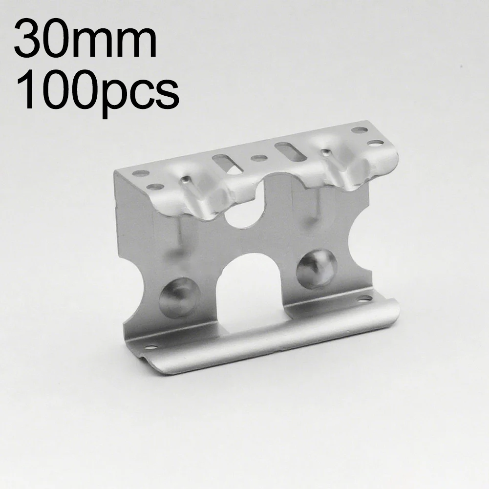 100 Pieces Solar Panel Water Guide Clamp Photovoltaic Aluminum Alloy Fits Frame Thickness 30mm 35mm 40mm Easy Installation
