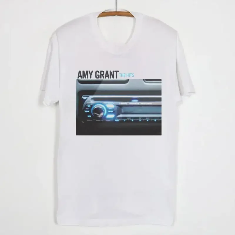 New Amy Grant The Hits Album T Shirt White All Size Fans Ae11