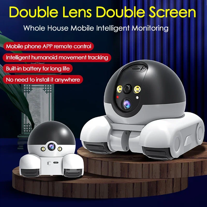 2MP V360pro APP Running Dual Lens IP Dome Camera Full Color AI Rilevazione umanoide Sicurezza domestica CCTV Baby Monitor Pet Tracker
