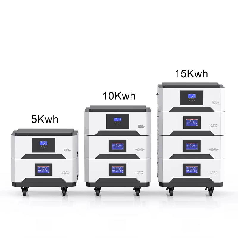 STACKABLE LiFePO4 51.2V แบตเตอรี่ 5KWH 10KWH All in One แบตเตอรี่ 51.2V STACKABLE แบตเตอรี่ลิเธียมเหล็กฟอสเฟต Energy Storage แบตเตอรี่